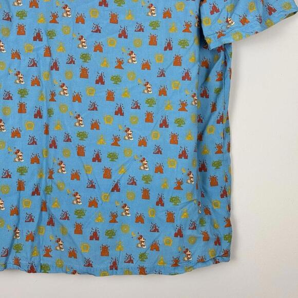 Exclusive Disney Vacation Club Member Only Moonlight Magic Button Down Shirts S - Picture 4 of 8